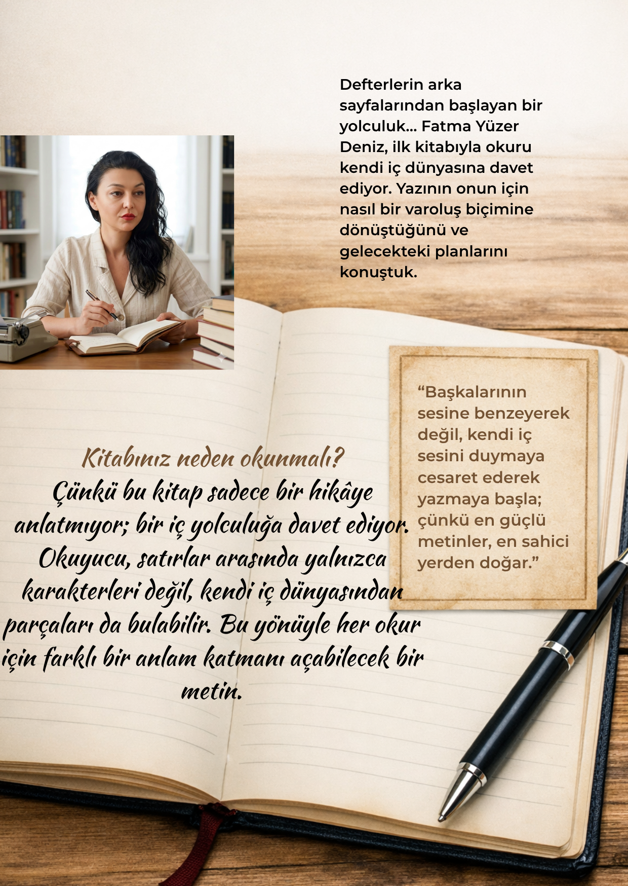 Fatma Yüzer Deniz ile Yazının İç Yolculuğu